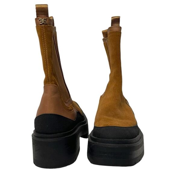 SAM EDELMAN Lulia Suede Chunky Booties 9 - Picture 4 of 11